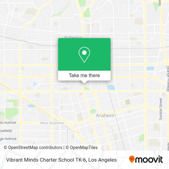 Vibrant Minds Charter School TK-6 map