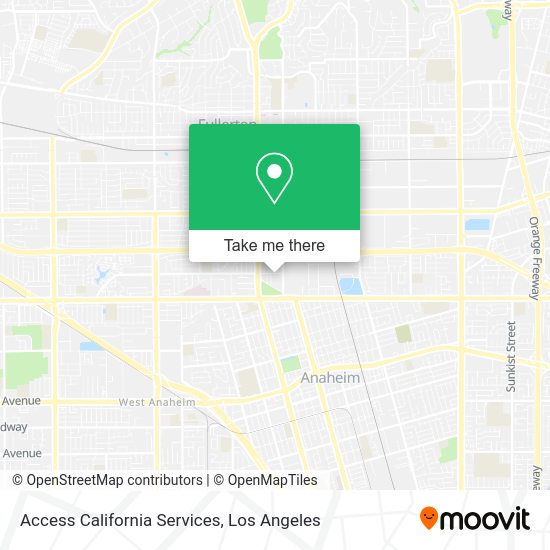 Mapa de Access California Services