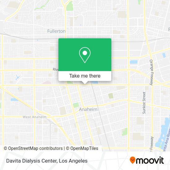 Davita Dialysis Center map