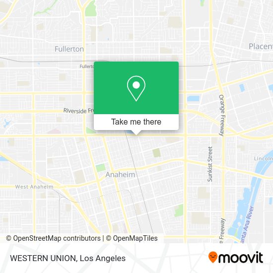 Mapa de WESTERN UNION