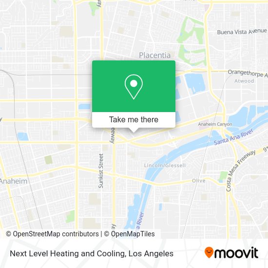 Mapa de Next Level Heating and Cooling