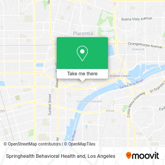 Mapa de Springhealth Behavioral Health and