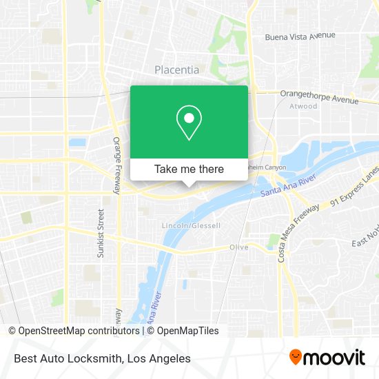Best Auto Locksmith map