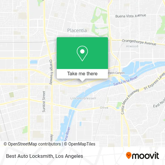 Best Auto Locksmith map