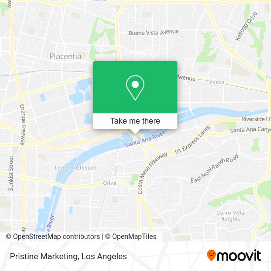 Pristine Marketing map