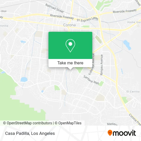 Casa Padilla map