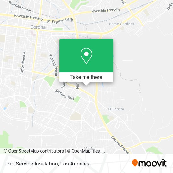Pro Service Insulation map