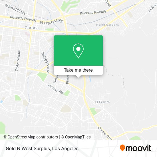 Gold N West Surplus map