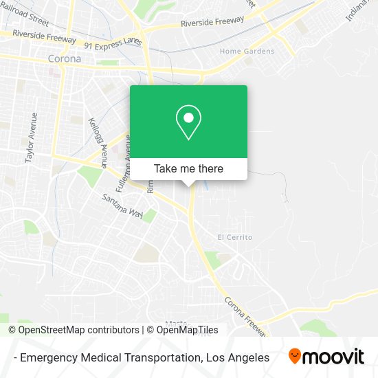 - Emergency Medical Transportation map