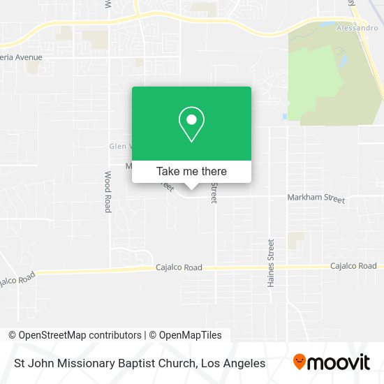 Mapa de St John Missionary Baptist Church