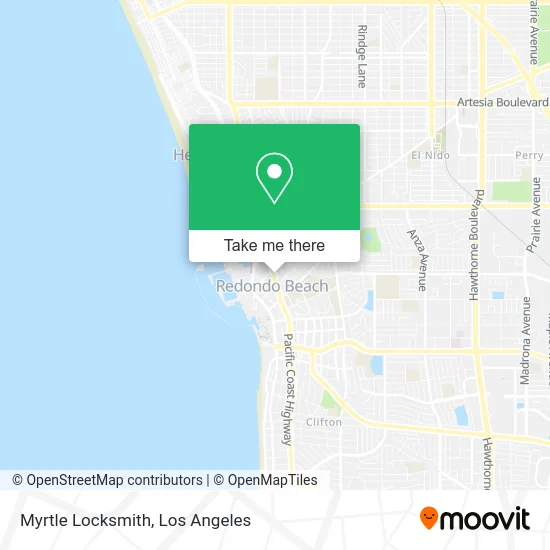 Myrtle Locksmith map