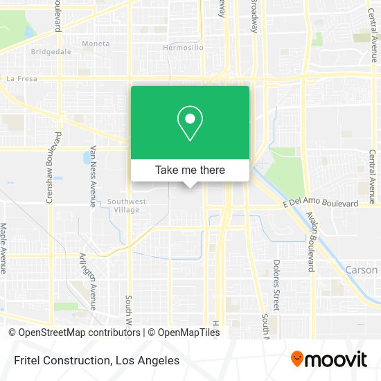 Fritel Construction map