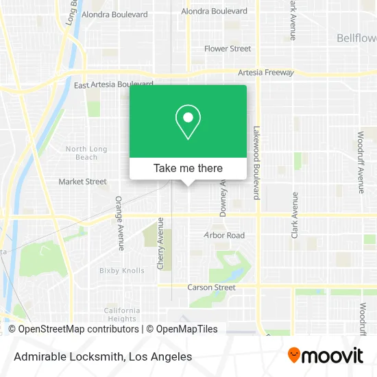 Admirable Locksmith map