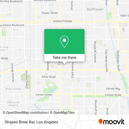 Mapa de Shapes Brow Bar