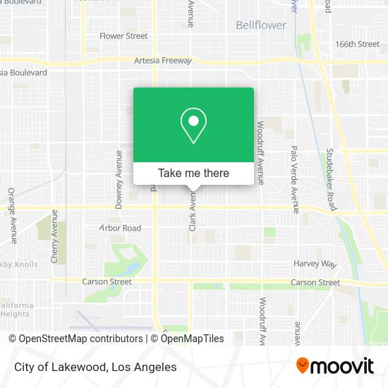 City of Lakewood map