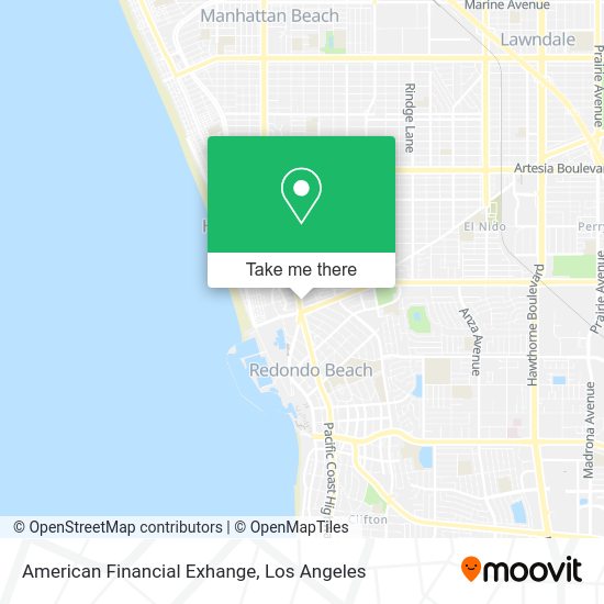 American Financial Exhange map