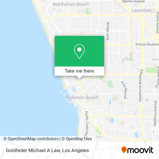 Goldfeder Michael A Law map