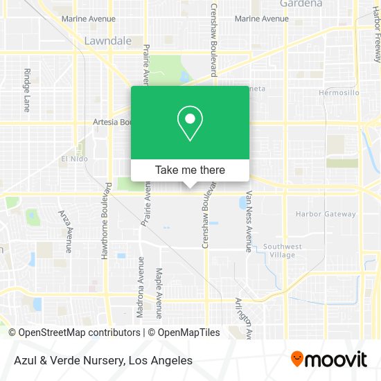 Mapa de Azul & Verde Nursery