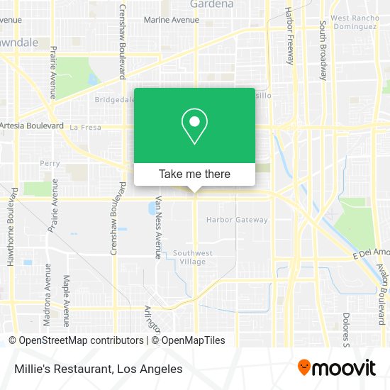 Millie's Restaurant map