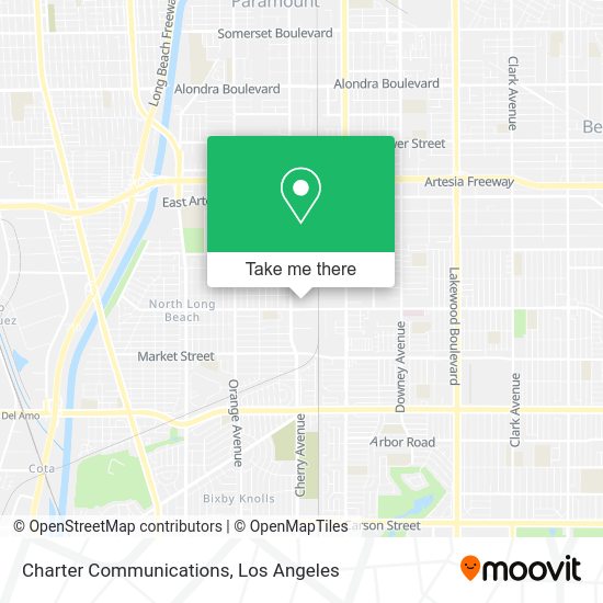 Charter Communications map