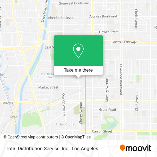 Total Distribution Service, Inc. map
