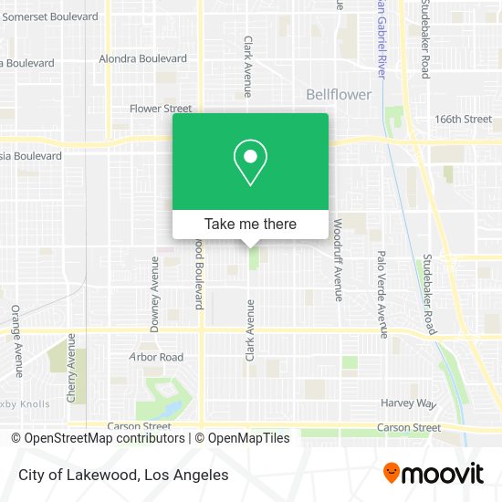 City of Lakewood map