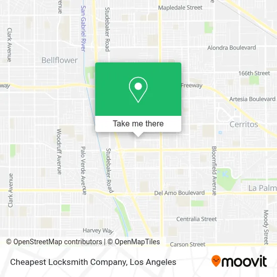 Cheapest Locksmith Company map