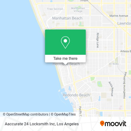Aaccurate 24 Locksmith Inc map