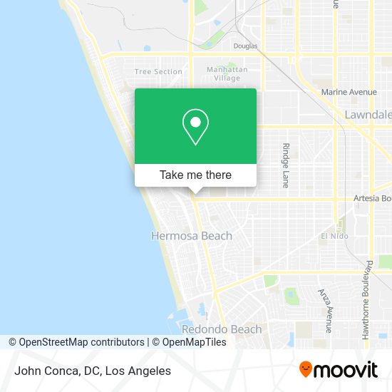 Mapa de John Conca, DC