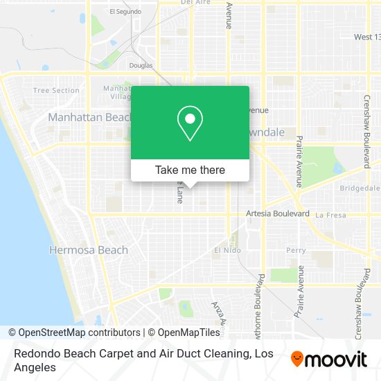 Mapa de Redondo Beach Carpet and Air Duct Cleaning