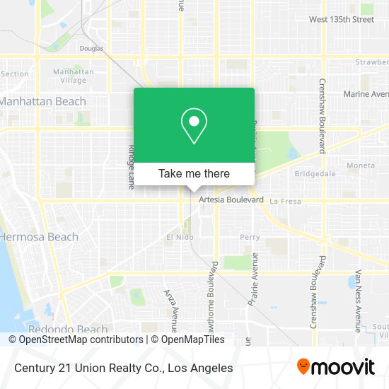 Century 21 Union Realty Co. map