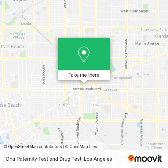 Mapa de Dna Paternity Test and Drug Test
