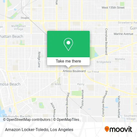 Amazon Locker-Toledo map