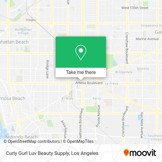Mapa de Curly Gurl Luv Beauty Supply