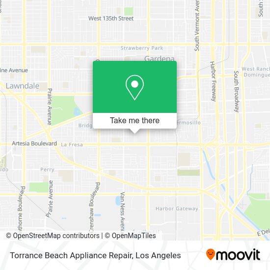 Torrance Beach Appliance Repair map