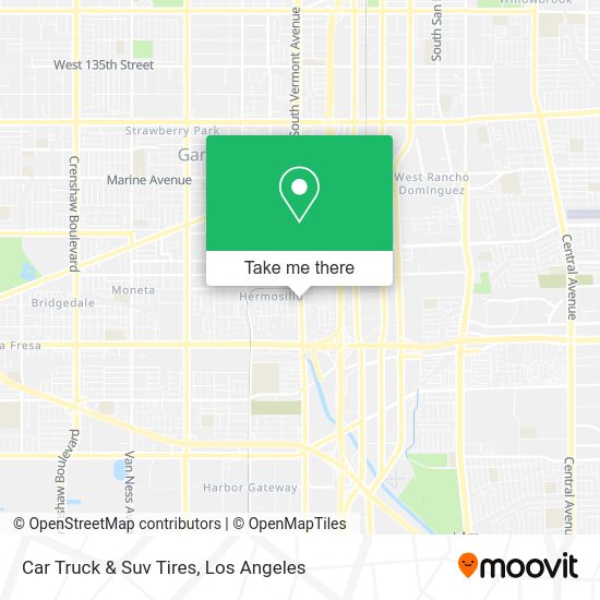 Mapa de Car Truck & Suv Tires