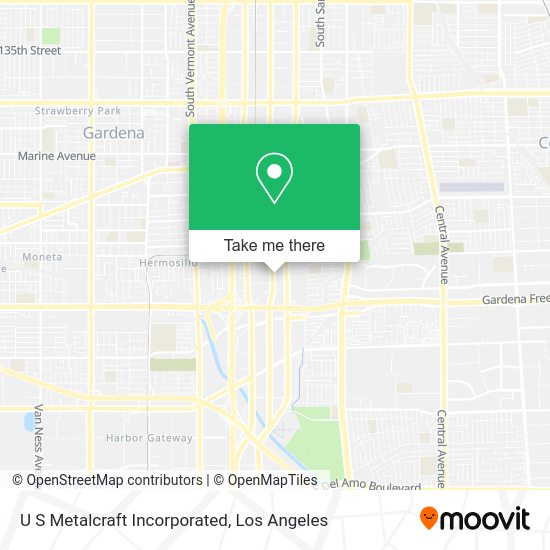 U S Metalcraft Incorporated map