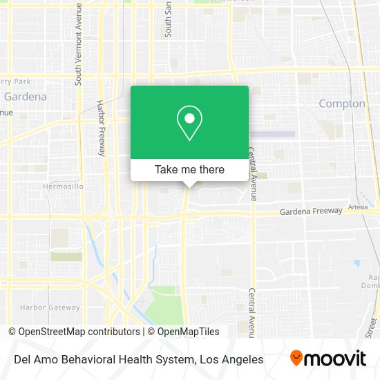 Del Amo Behavioral Health System map