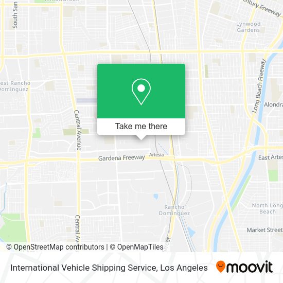 International Vehicle Shipping Service map
