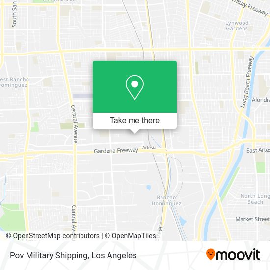 Pov Military Shipping map