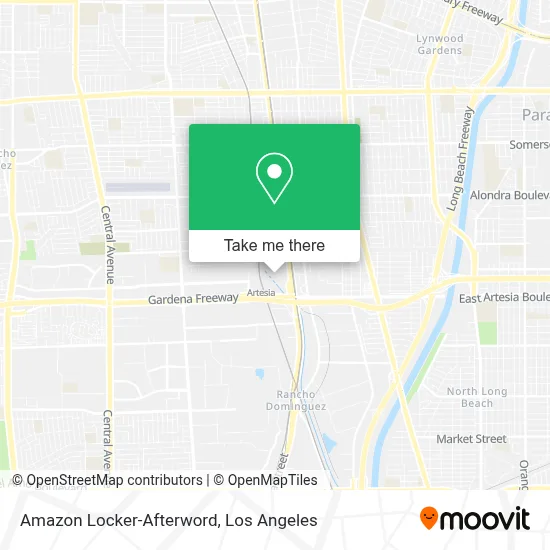 Amazon Locker-Afterword map