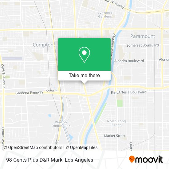 98 Cents Plus D&R Mark map