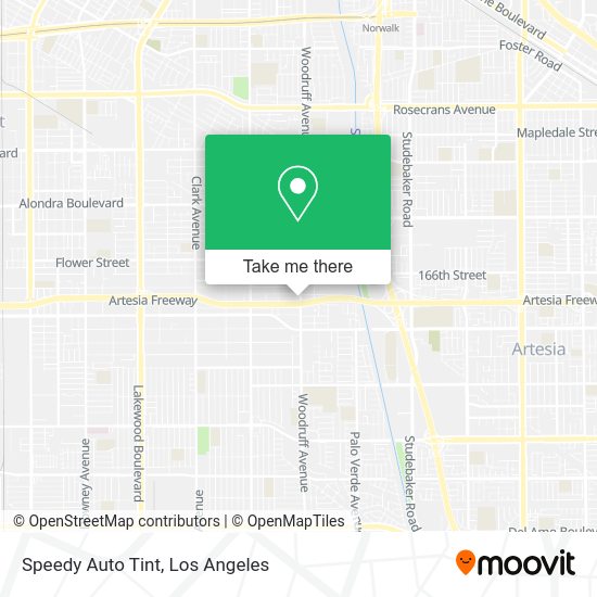 Mapa de Speedy Auto Tint