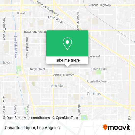 Mapa de Casaritos Liquor