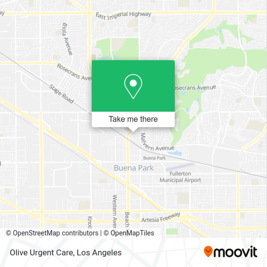 Mapa de Olive Urgent Care
