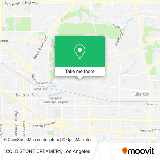 Mapa de COLD STONE CREAMERY
