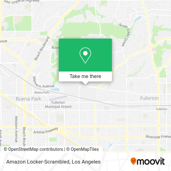 Amazon Locker-Scrambled map