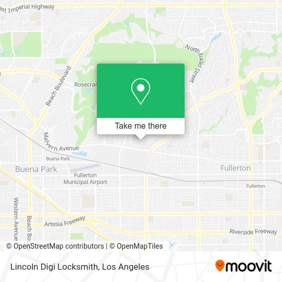 Mapa de Lincoln Digi Locksmith