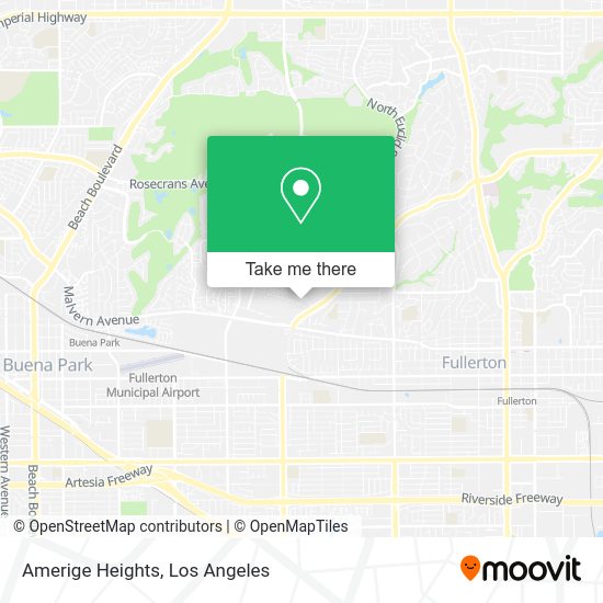 Amerige Heights map