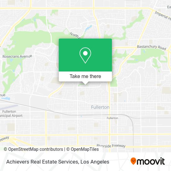 Achievers Real Estate Services map